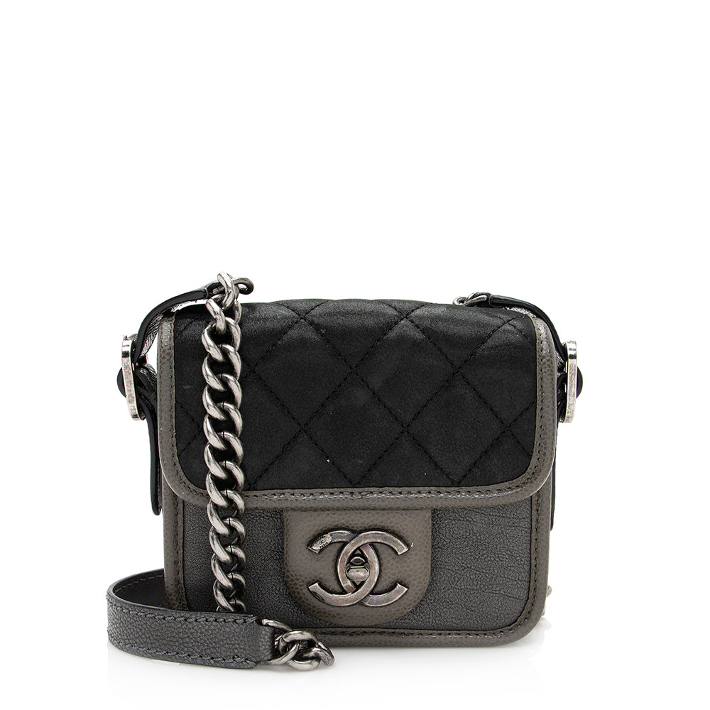 Chanel Medium Classic Double Flap Bag Pink Iridescent